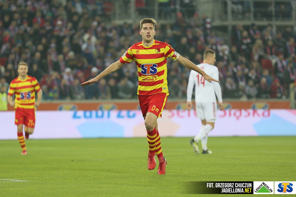 Jagiellonia przegrała z Górnikiem Zabrze 1:3