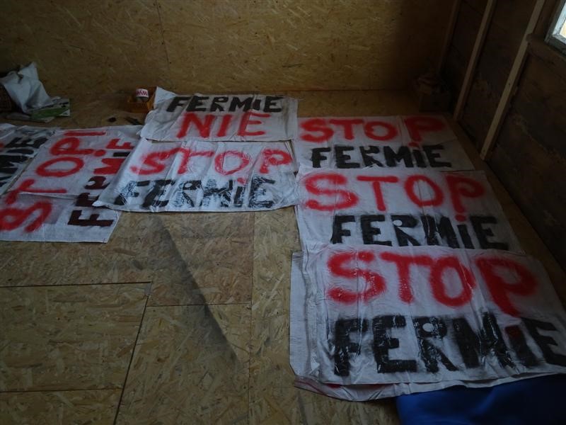 Protesty w sprawie budowy fermy drobiu w Siemichoczach 28.02.2021