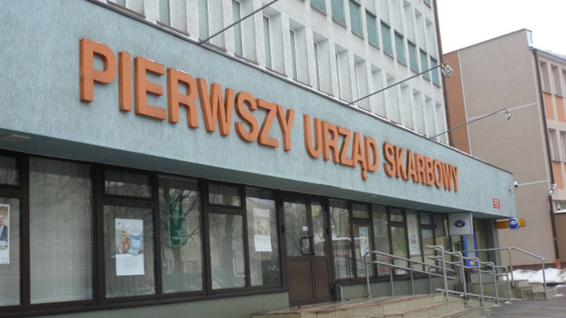 Ewakuacja w I Urzędzie Skarbowym w Białymstoku