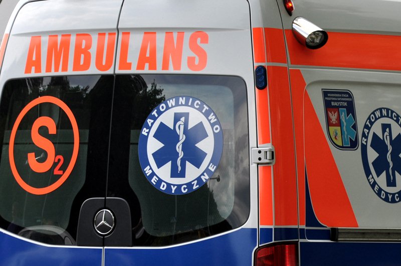 Wypadek w m. Łupianka Stara - kierowca wymusił pierwszeństwo