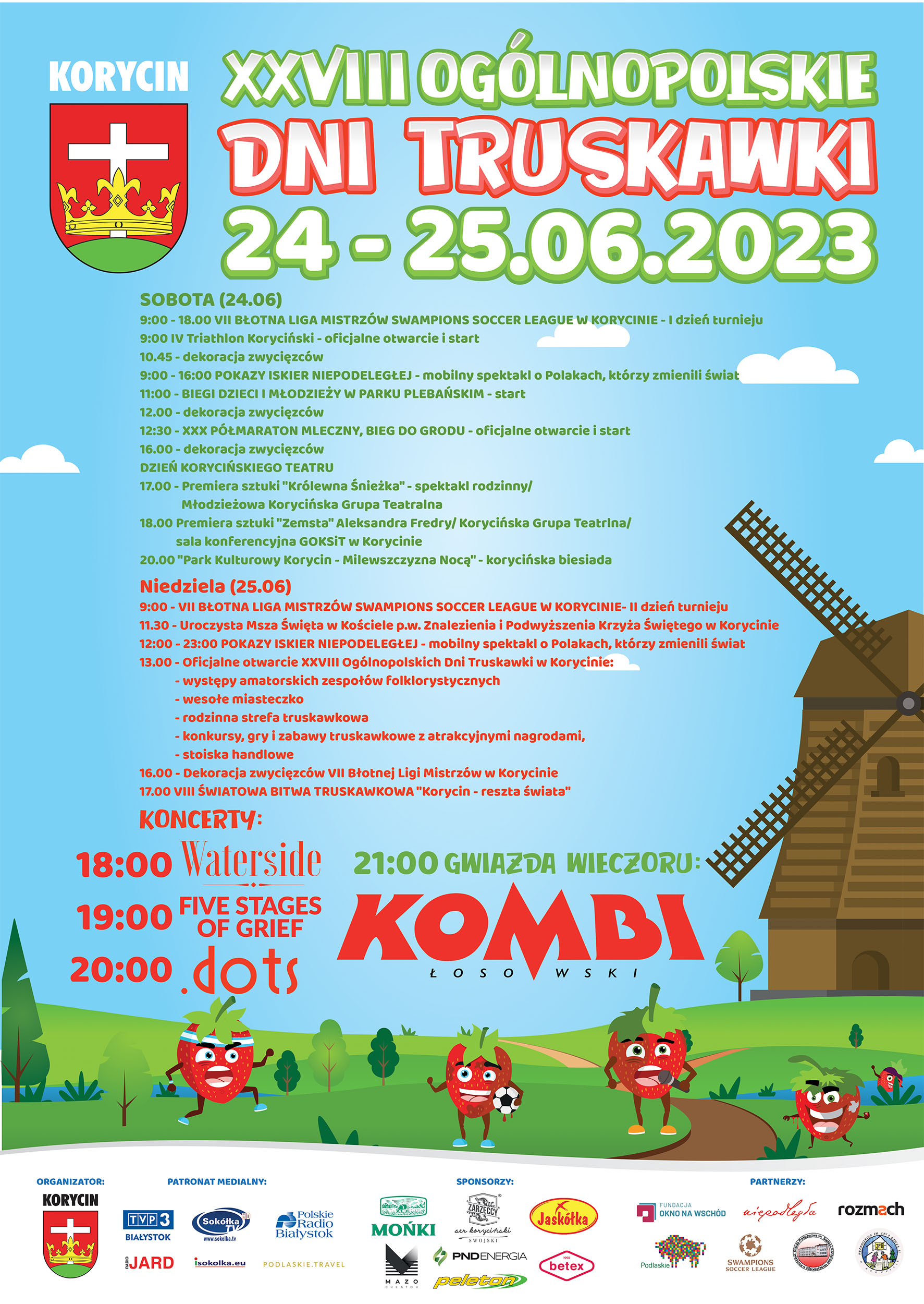 XXVIII Ogólnopolskie Dni Truskawki w Korycinie