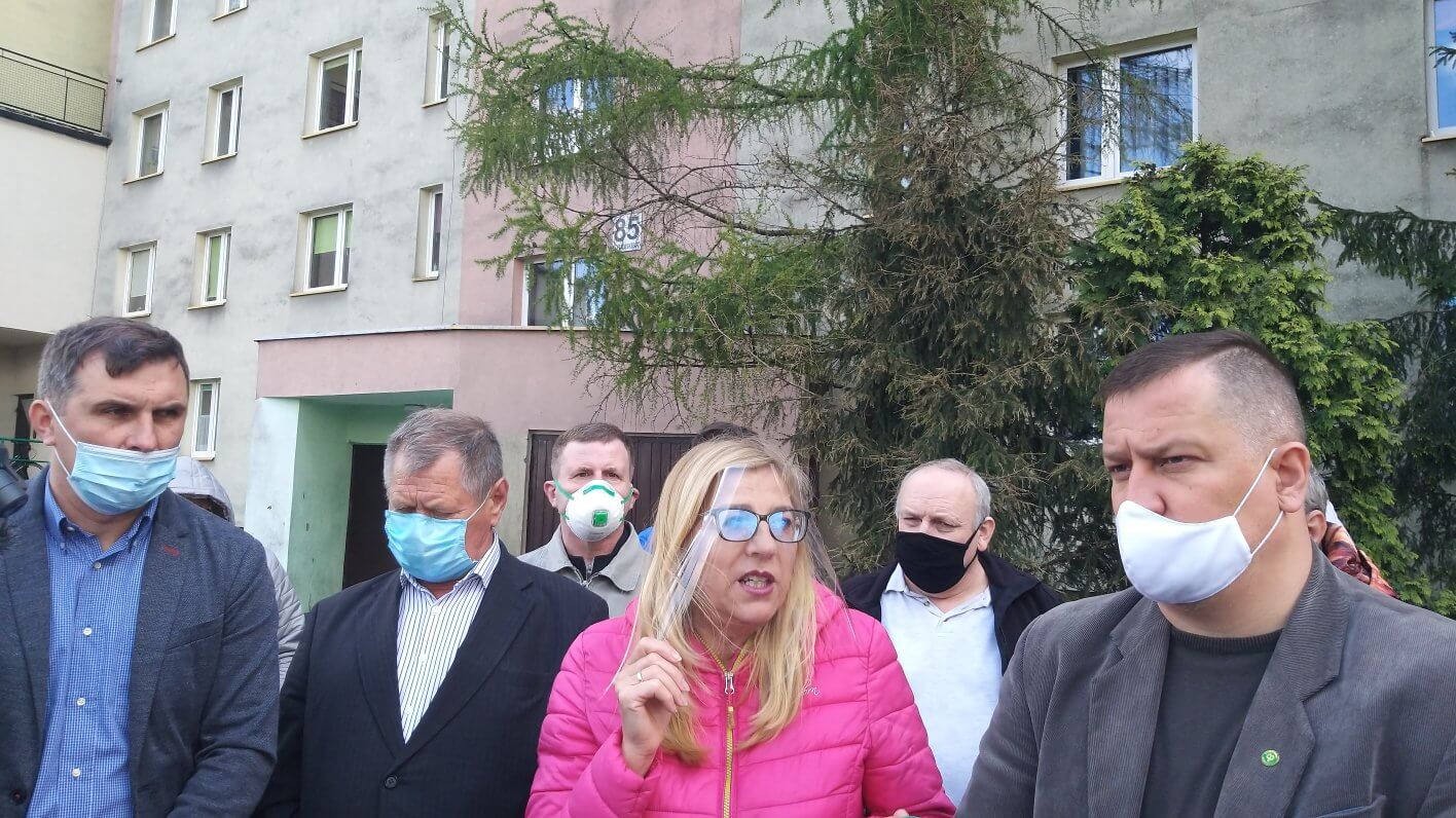 Lokatorzy mieszkań komunalnych w Białymstoku protestują przeciwko zmianom zasad wykupu lokali