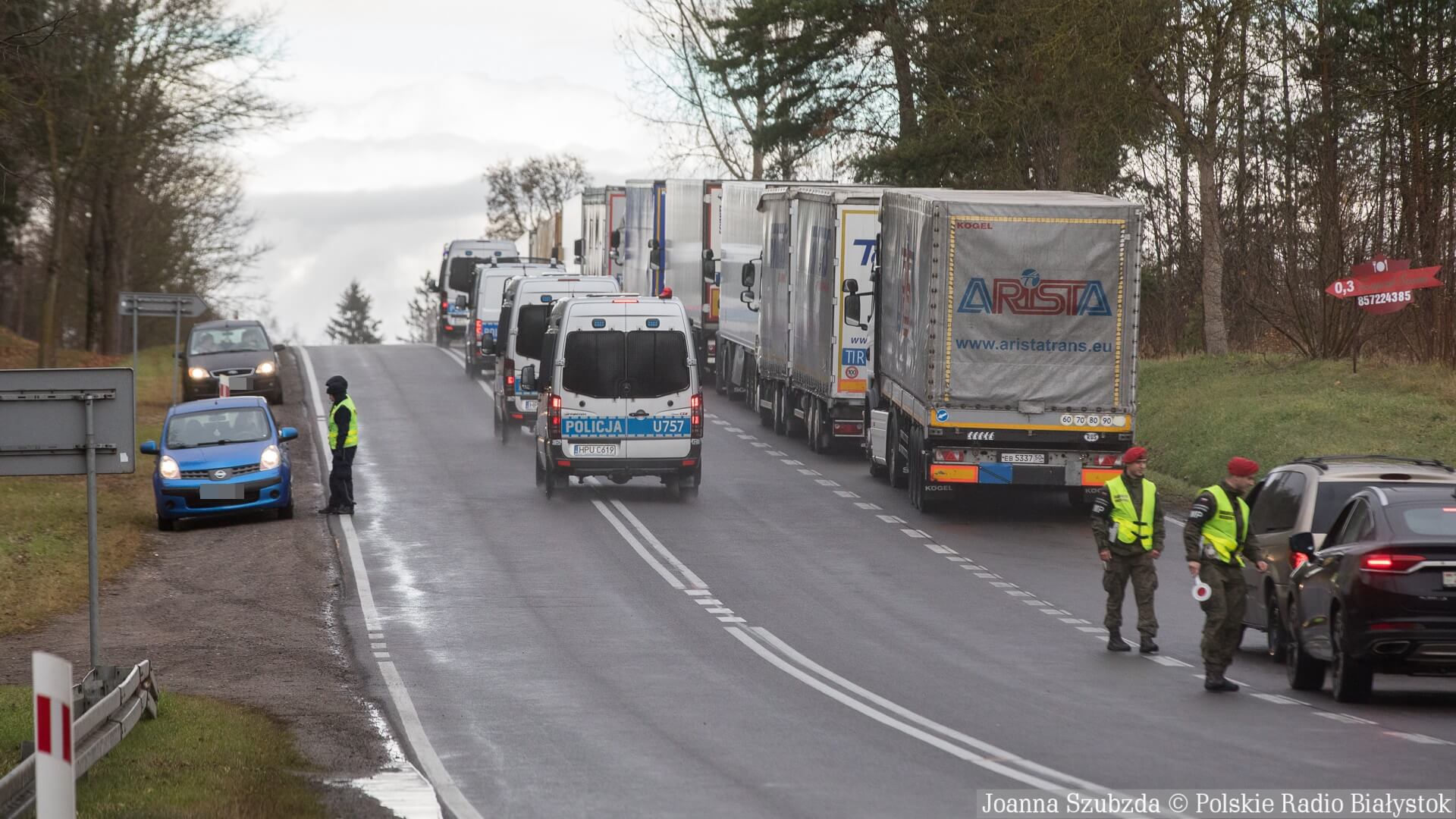 Będzie zawieszony ruch graniczny na drogowym przejściu w Kuźnicy