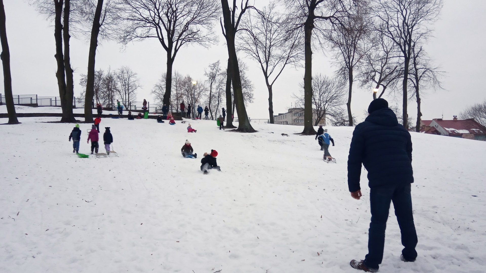 Rozpoczęcie ferii na górce św. Rocha w Białymstoku