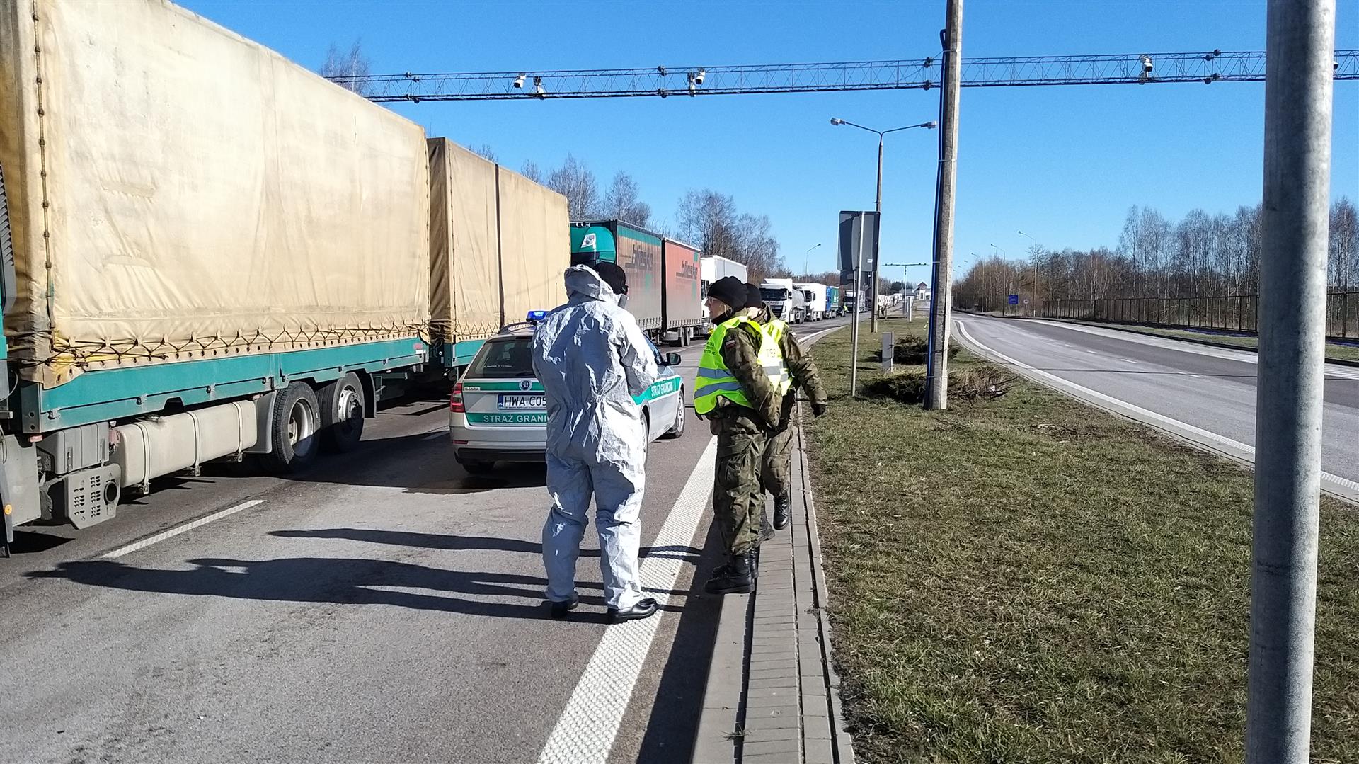 Nie ma już kolejek na granicy z Litwą