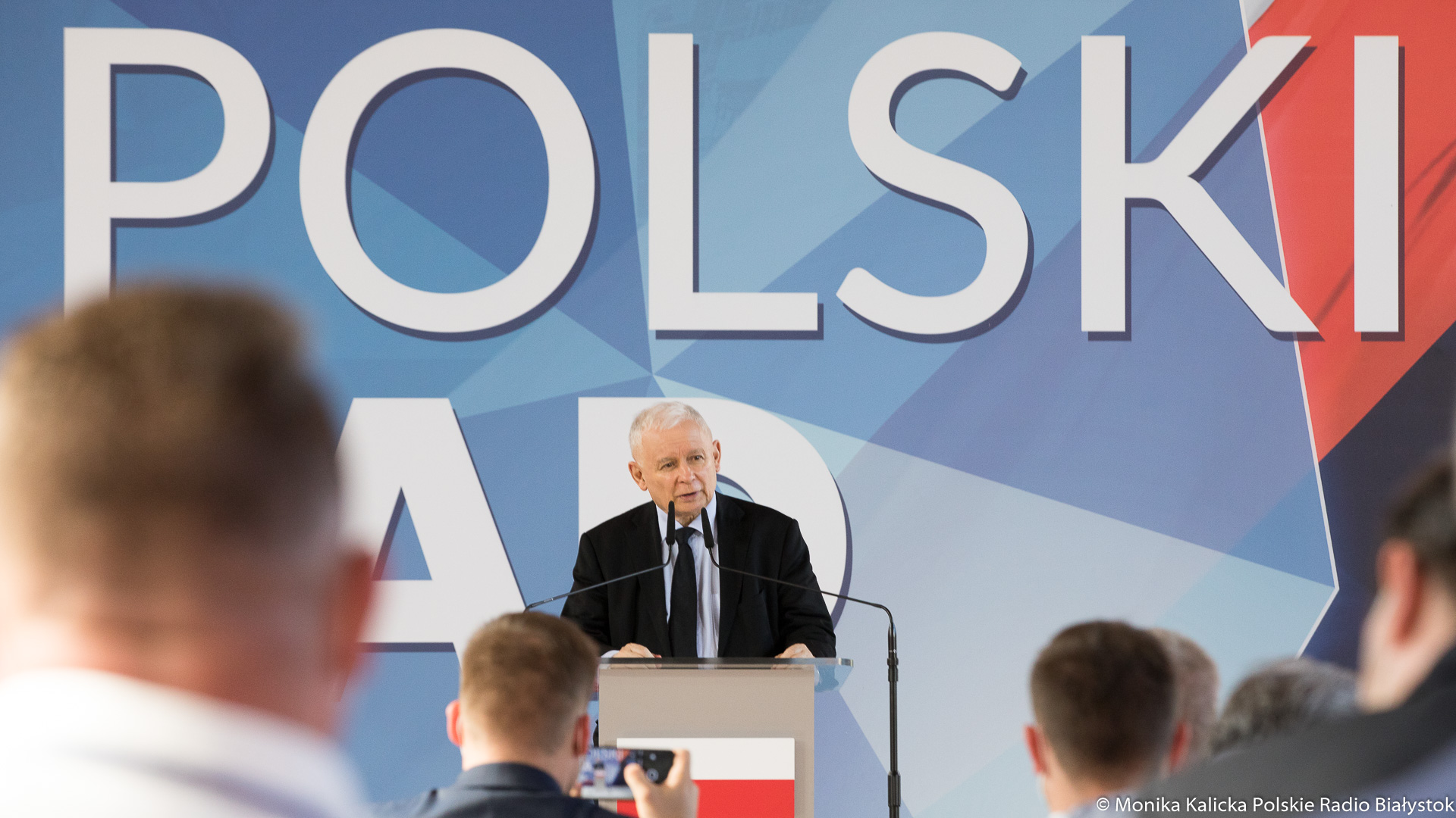 Jarosław Kaczyński zaprezentował w Wysokiem Mazowieckiem założenia Polskiego Ładu [zdjęcia]