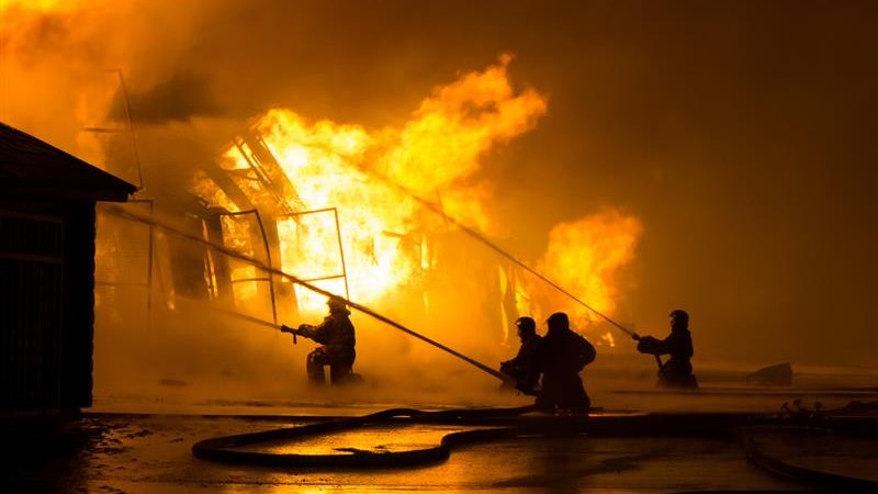 Pożar budynku gospodarczego w Sierbowcach koło Sokółki