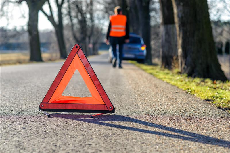 Wypadek niedaleko Zambrowa - ranny motocyklista