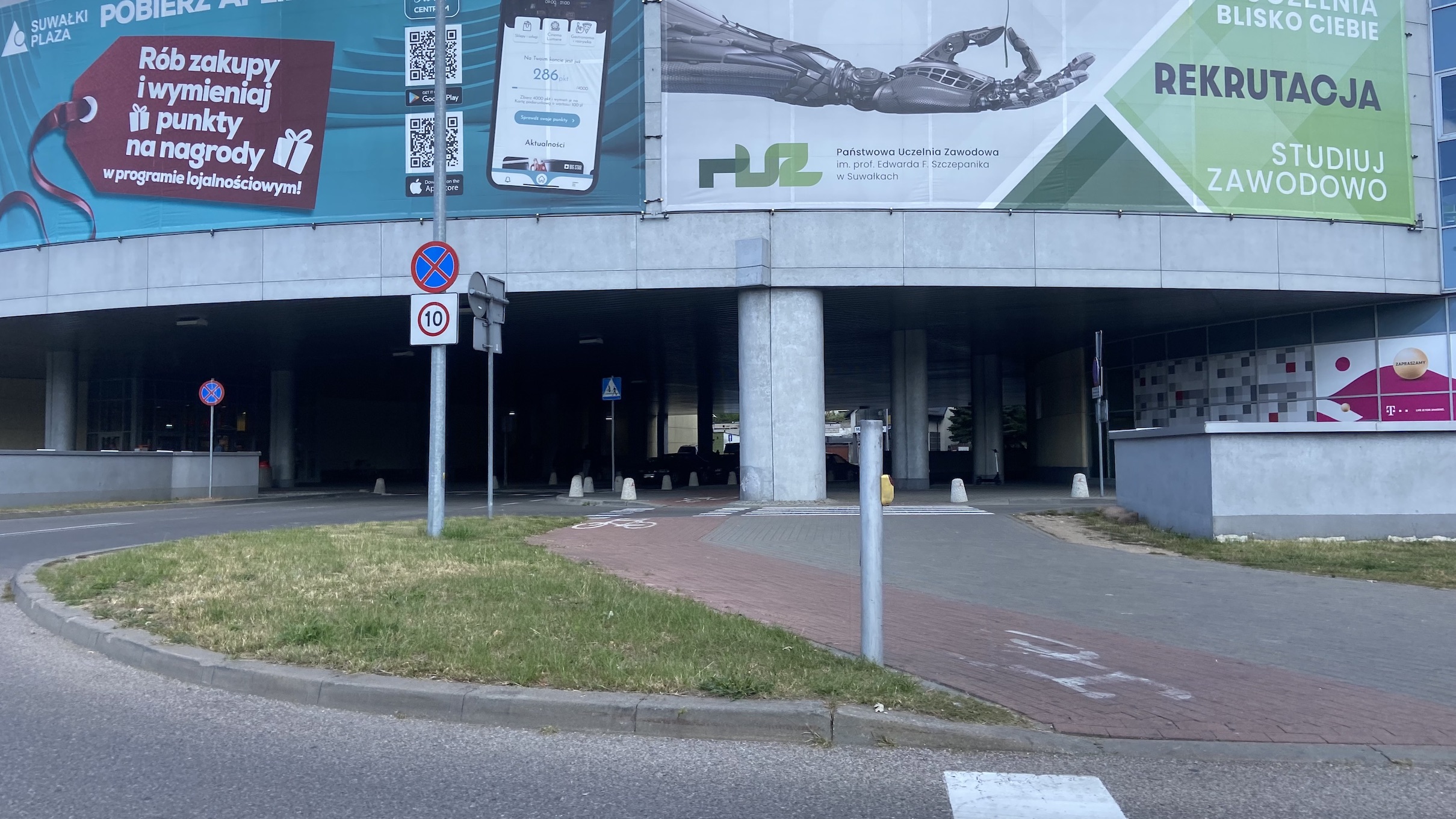 Czy wyjazd z podziemnego parkingu Plazy zostanie zmodernizowany?