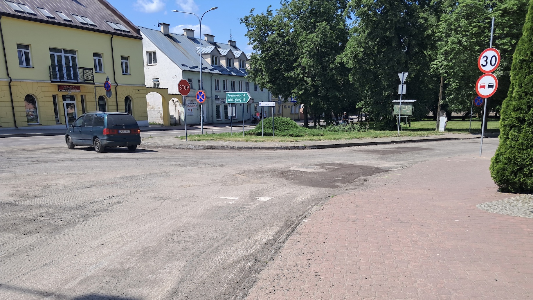 Trwają remonty sejneńskich ulic