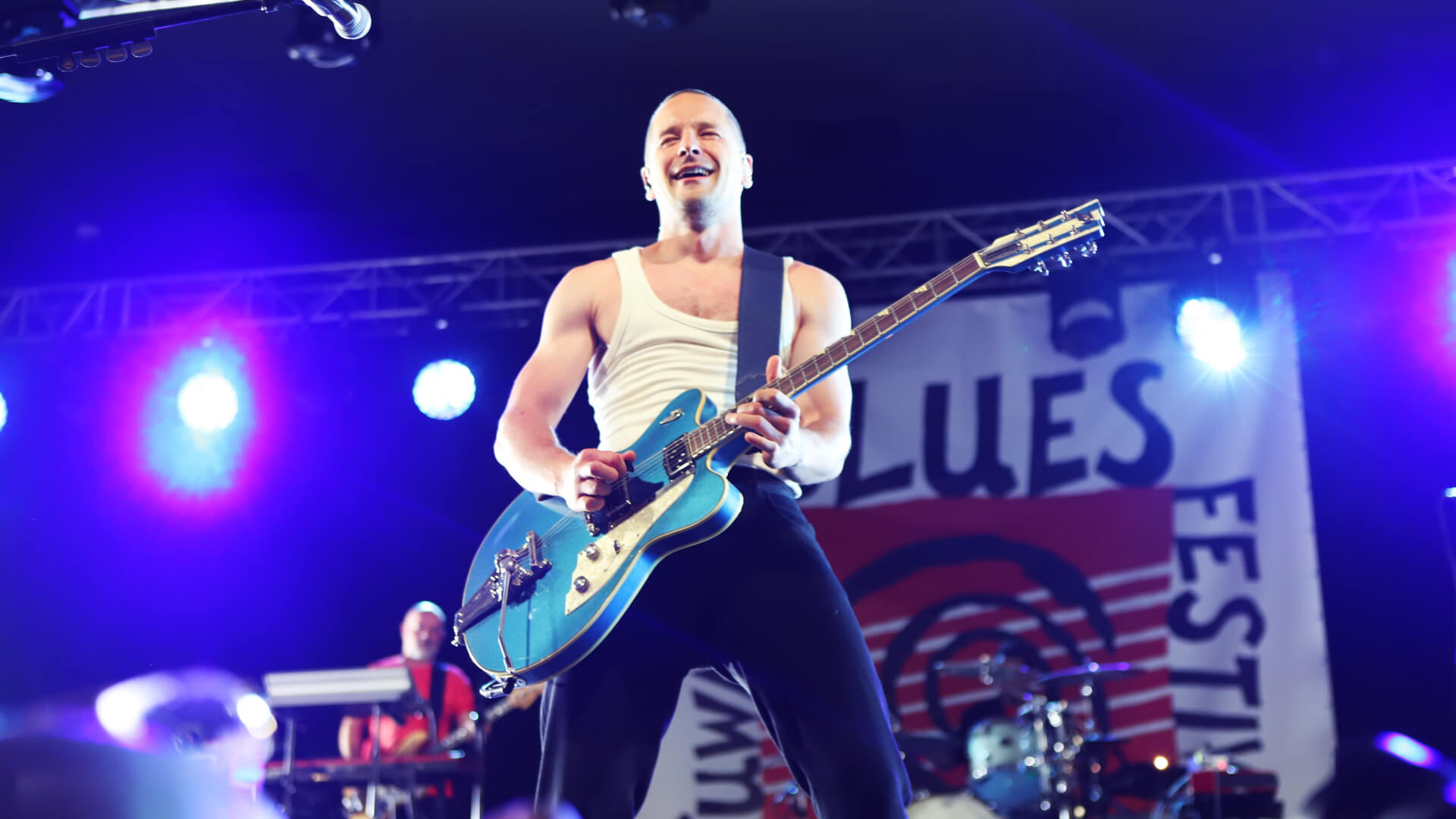 Koncert Krzysztofa Zalewskiego na otwarcie Suwałki Blues Festival [zdjęcia]