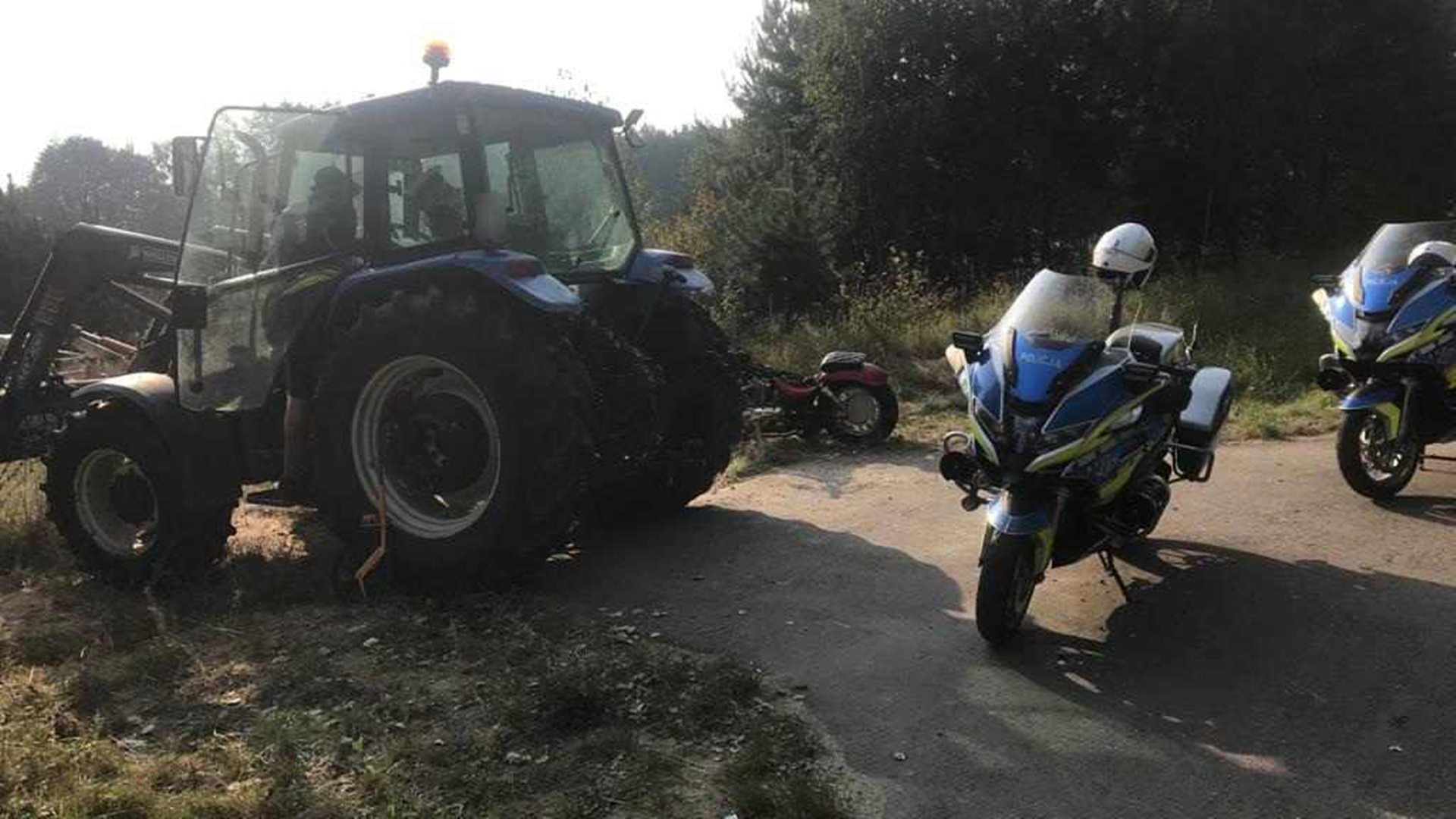 Wypadek między Białymstokiem a Wojszkami - jedna osoba trafiła do szpitala