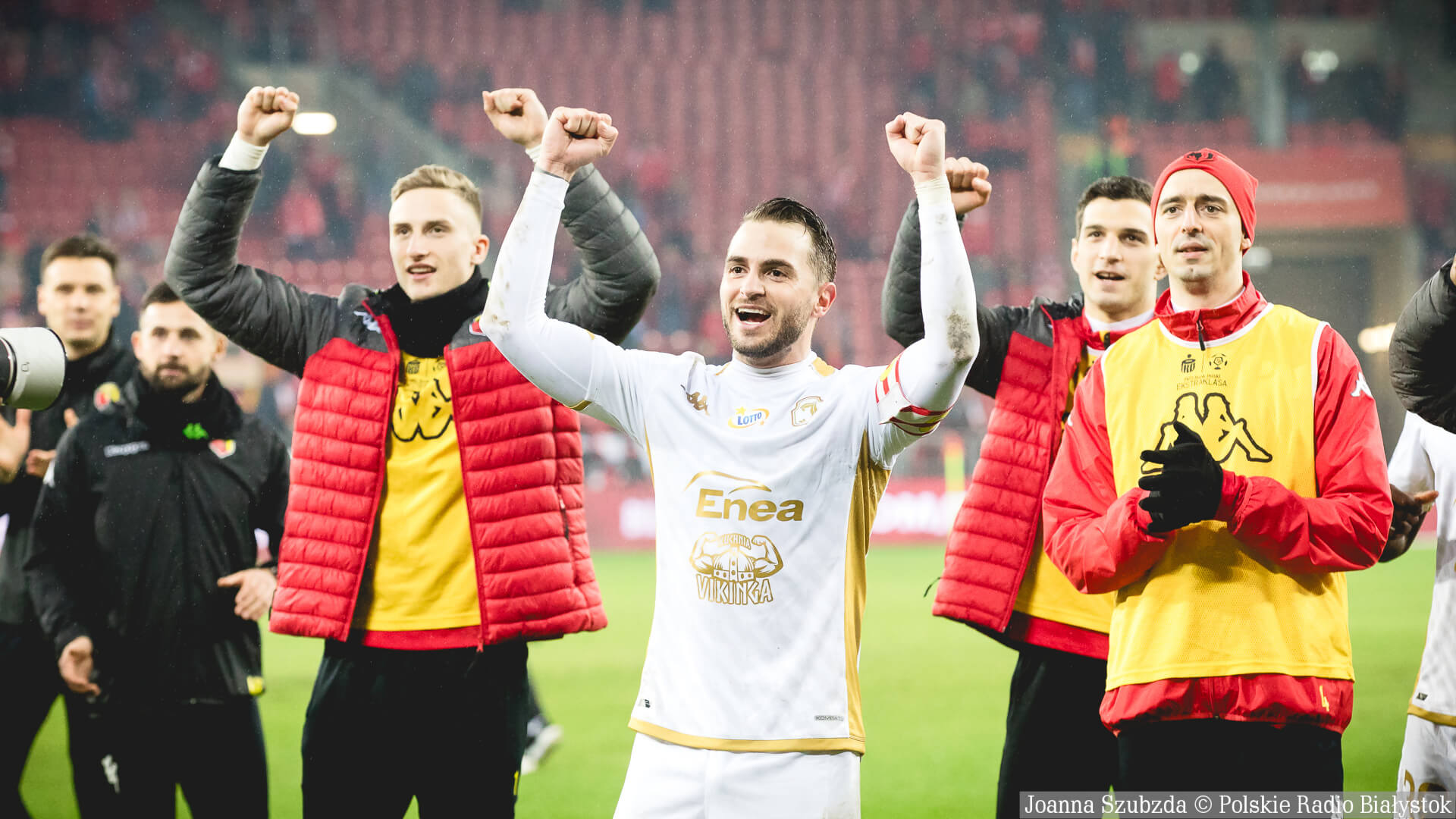 Jagiellonia Białystok wygrywa z Widzewem Łódź i awansuje na pozycję lidera ekstraklasy [zdjęcia, wideo]