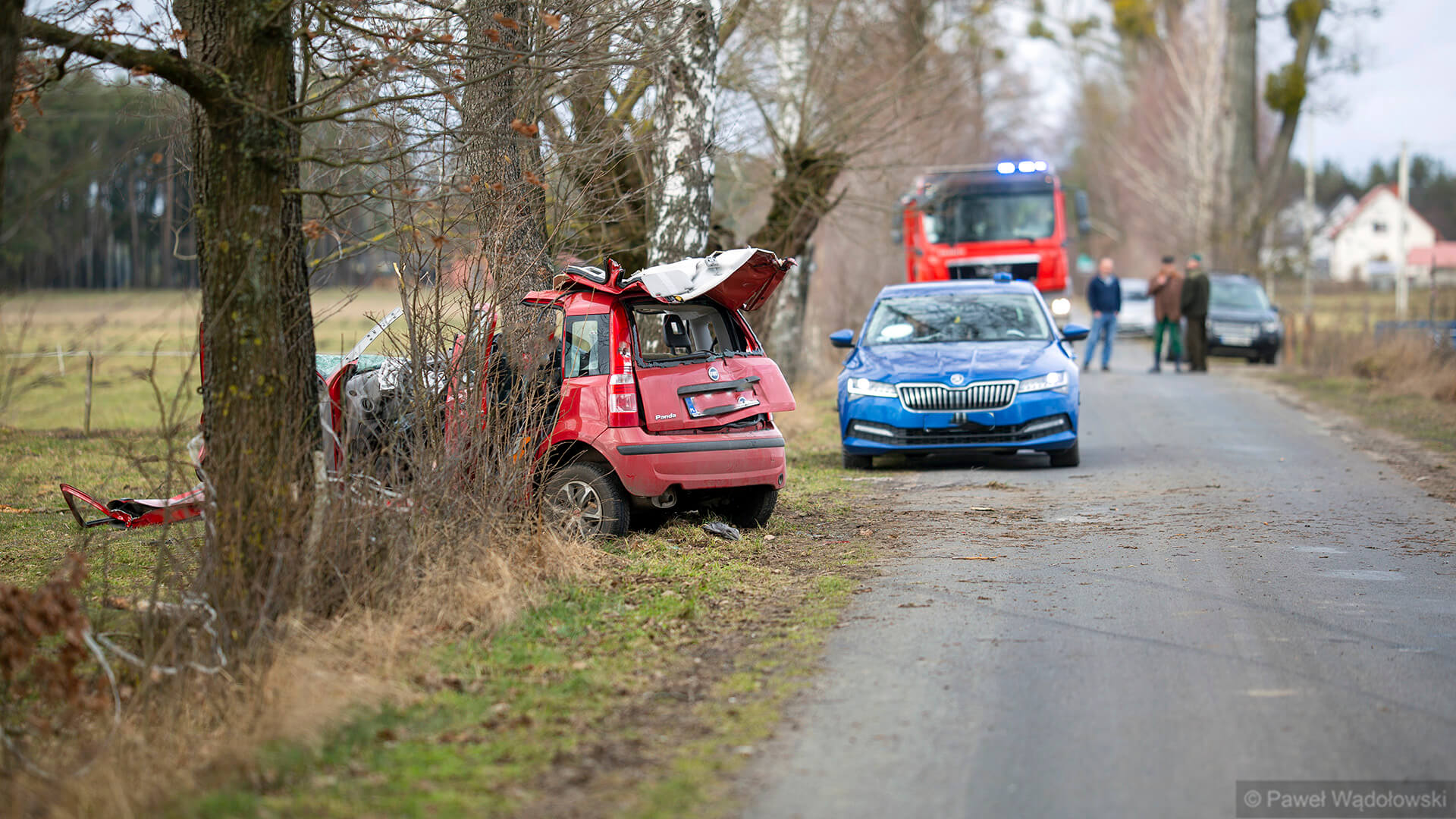 Jedna osoba zginęła w wypadku na lokalnej drodze w okolicach Zbójnej