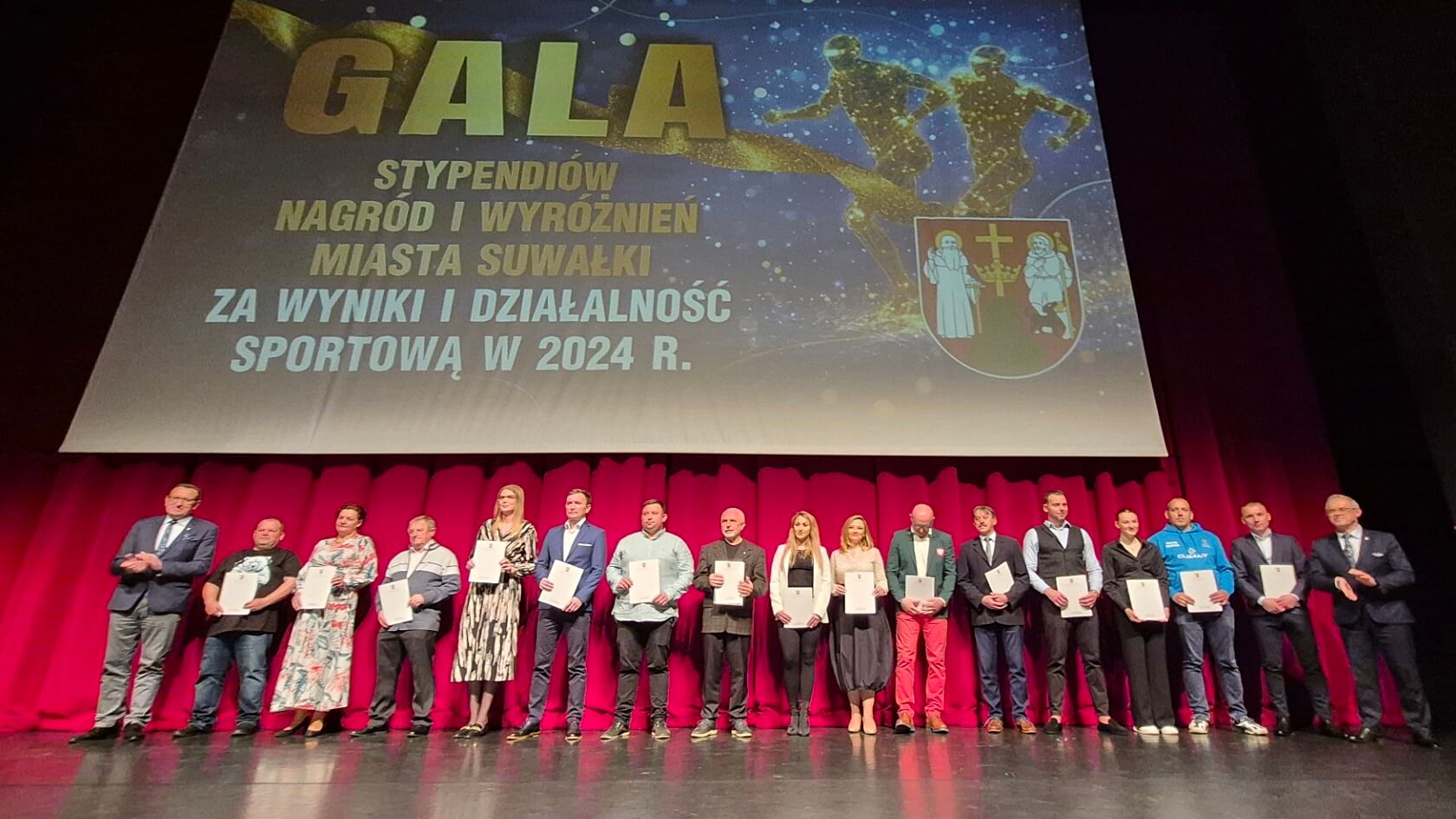 Za wyniki i promocję miasta - prezydent Suwałk rozdał sportowcom nagrody i wyróżnienia
