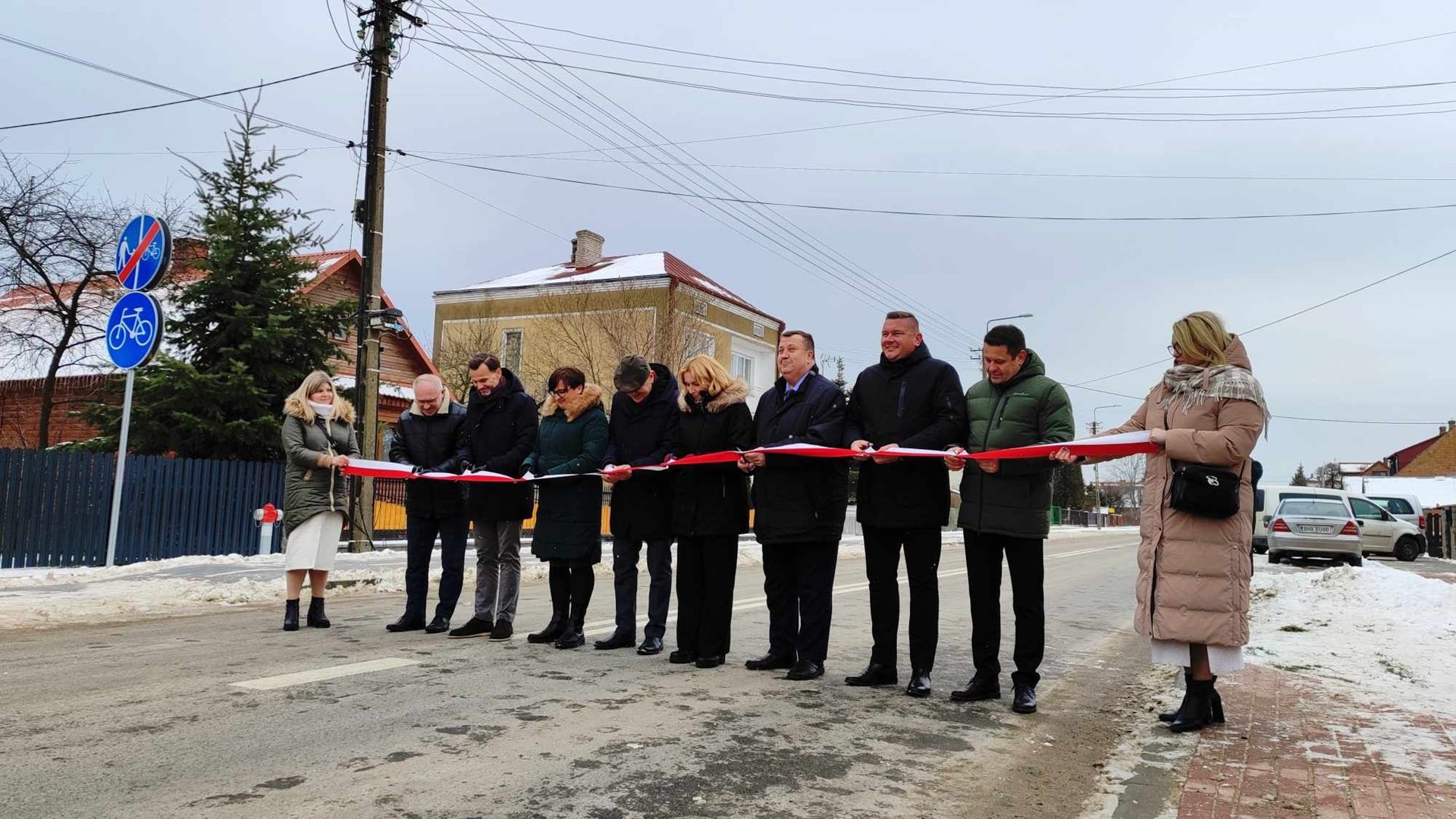Odcinek ulicy Górnej w Hajnówce, ważnej drogi powiatowej, oddany do użytku