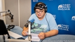 Czytanie fragmentów powieści "Nad Niemnem" Elizy Orzeszkowej w Polskim Radiu Białystok, fot. Sylwia Krassowska