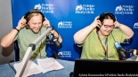 Czytanie fragmentów powieści "Nad Niemnem" Elizy Orzeszkowej w Polskim Radiu Białystok, fot. Sylwia Krassowska