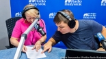Czytanie fragmentów powieści "Nad Niemnem" Elizy Orzeszkowej w Polskim Radiu Białystok, fot. Sylwia Krassowska