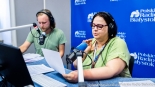 Czytanie fragmentów powieści "Nad Niemnem" Elizy Orzeszkowej w Polskim Radiu Białystok, fot. Sylwia Krassowska