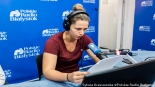 Czytanie fragmentów powieści "Nad Niemnem" Elizy Orzeszkowej w Polskim Radiu Białystok, fot. Sylwia Krassowska