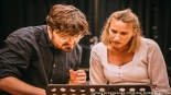 W Studiu Rembrandt Polskiego Radia Białystok powstaje słuchowisko "Głosy ciemności", fot. Sylwia Krassowska
