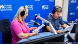 Czytanie fragmentów powieści "Nad Niemnem" Elizy Orzeszkowej w Polskim Radiu Białystok, fot. Sylwia Krassowska