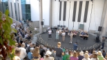 Narodowe Czytanie w amfiteatrze Opery i Filharmonii Podlaskiej, 7.09.2024, Źródło: podlaskie.eu/fot. Mateusz Duchnowski
