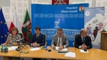 Konferencja prasowa w Urzędzie Miejskim w Suwałkach dotycząca Mediateki, 9.08.2024, fot. Anna Auron-Wasilewska