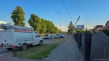 Wypadek na ulicy Spokojnej w Łomży, 2024.06.26, fot. Paweł Wądołowski