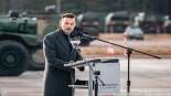 Uroczystość przekazania dowodzenia operacją Bezpieczne Podlasie, Karakule, 31.01.2025, fot. Joanna Szubzda