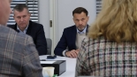 Spotkanie w Starostwie Powiatowym w Białymstoku ws. dróg i wiaduktów w Łapach, 31.12.2024, fot. Starostwo Powiatowe w Białymstoku