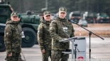 Uroczystość przekazania dowodzenia operacją Bezpieczne Podlasie, Karakule, 31.01.2025, fot. Joanna Szubzda