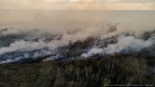 Pożar w Biebrzańskim Parku Narodowym, 21.04.2025, fot. str. Marcin Waszkiewicz/Państwowa Straż Pożarna