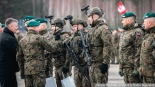 Uroczystość przekazania dowodzenia operacją Bezpieczne Podlasie, Karakule, 31.01.2025, fot. Joanna Szubzda