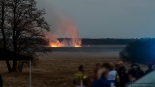 Pożar w Biebrzańskim Parku Narodowym, 30.03.2025, fot. Paweł Wądołowski