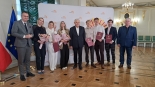 Nagrody prezydenta Białegostoku dla zawodników i trenerki Juvenii, fot Marcin Mazewski