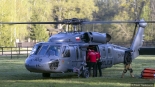 Helikoptery użyte do gaszenia pożaru w Biebrzańskim Parku Narodowym, 21.04.2025, fot. Paweł Wądołowski