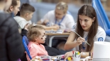"Piknik z Autyzmem" w łomżyńskiej Galerii Veneda, 12.04.2025, fot. Paweł Wądołowski