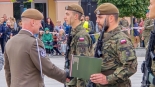 Przysięga żołnierzy WOT w Łomży, 28.09.2024, fot. Paweł Wądołowski