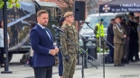 Przysięga żołnierzy WOT w Łomży, 28.09.2024, fot. Paweł Wądołowski