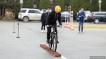 Powiatowy konkurs z zakresu bezpieczeństwa ruchu drogowego w Łomży, 14.04.2025, fot. Paweł Wądołowski