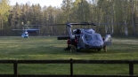 Helikoptery użyte do gaszenia pożaru w Biebrzańskim Parku Narodowym, 21.04.2025, fot. Paweł Wądołowski