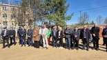 Rozpoczęcie budowy bloku społecznego w Zielonych Kamedulskich, 4.04.2025, fot. Areta Topornicka