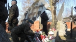 W Łomży uczczono 85. rocznicę pierwszych masowych wywózek na Wschód, 10.02.2025, fot. Adam Dąbrowski