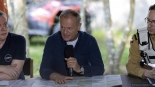 Premier Donald Tusk w Biebrzańskim Parku Narodowym, 21.04.2025, fot. Paweł Wądołowski