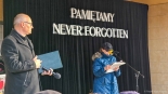 Uroczystość wmurowania kamieni pamięci w Grajewie, 25.11.2024, fot. Paweł Wądołowski