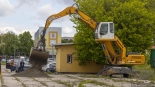 Budowa stacji kolejowej w Łomży, fot. Paweł Wądołowski