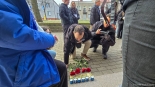 Uroczystość wmurowania kamieni pamięci w Grajewie, 25.11.2024, fot. Paweł Wądołowski
