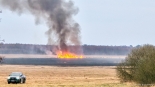 Pożar w Biebrzańskim Parku Narodowym, 30.03.2025, fot. Paweł Wądołowski